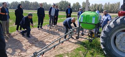برگزاری كارگاه آموزشی ترویجی مبارزه با علف هرز مزارع گندم در شهرستان زاهدان،سیستان و بلوچستان